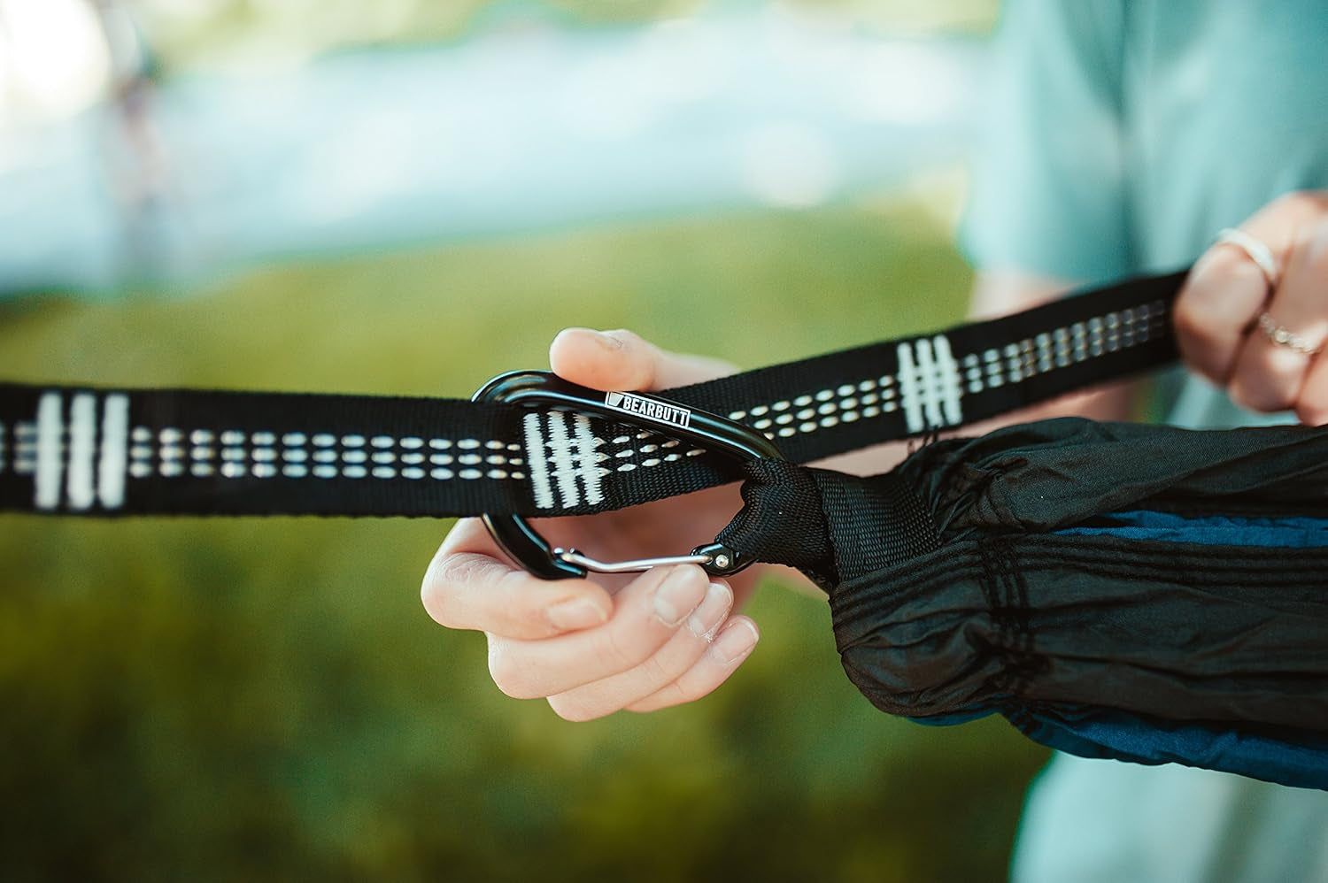 Kodiak Hammock Straps - 40 Combined Loops - 20 Feet Long - Holds 1000 Pounds from Our Extra Reinforced Triple Stitching - Get Our Hammock Tree Straps - Start up Company