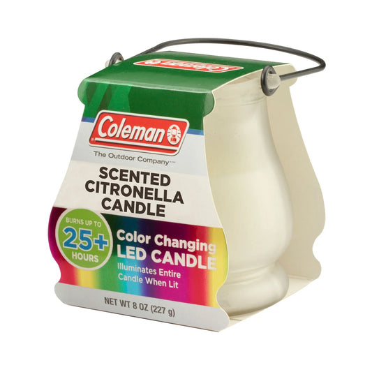 Color Changing LED Citronella Outdoor Scented Candle
