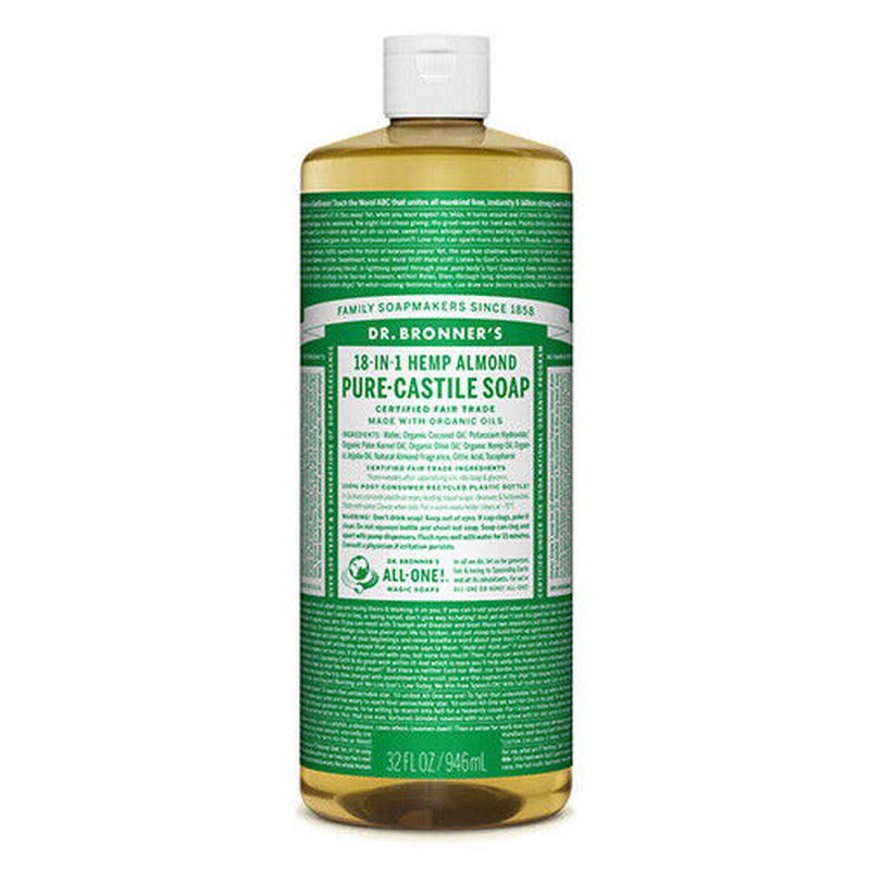 NEW Dr. Bronner'S Hemp Pure-Castile Soap Liquid 946Ml 18-In-1 All Scent Bronners