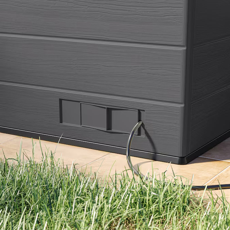8-Ft X 7-Ft Resin Shed Resin Storage Shed (Floor Included)