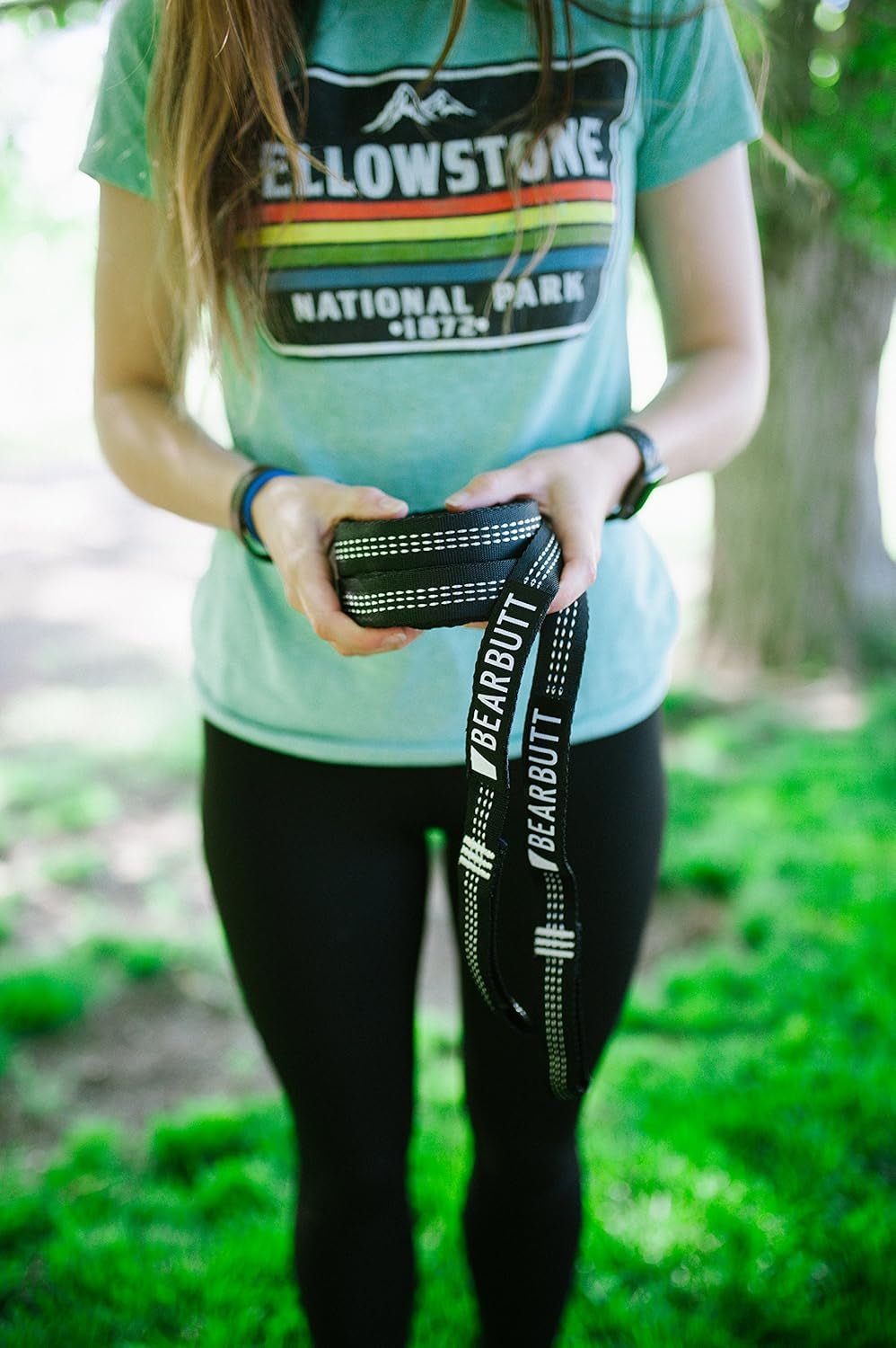 Kodiak Hammock Straps - 40 Combined Loops - 20 Feet Long - Holds 1000 Pounds from Our Extra Reinforced Triple Stitching - Get Our Hammock Tree Straps - Start up Company