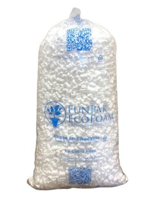 Bubblefast! Funpak Ecofoam Sustainable Potting Peanuts, 1.5 Cu. Ft.