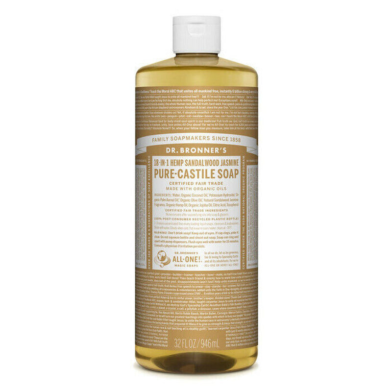 NEW Dr. Bronner'S Hemp Pure-Castile Soap Liquid 946Ml 18-In-1 All Scent Bronners