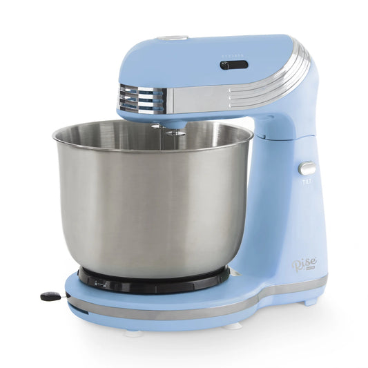 6 Speed Stand Mixer, 3 Qt - Sky Blue - New