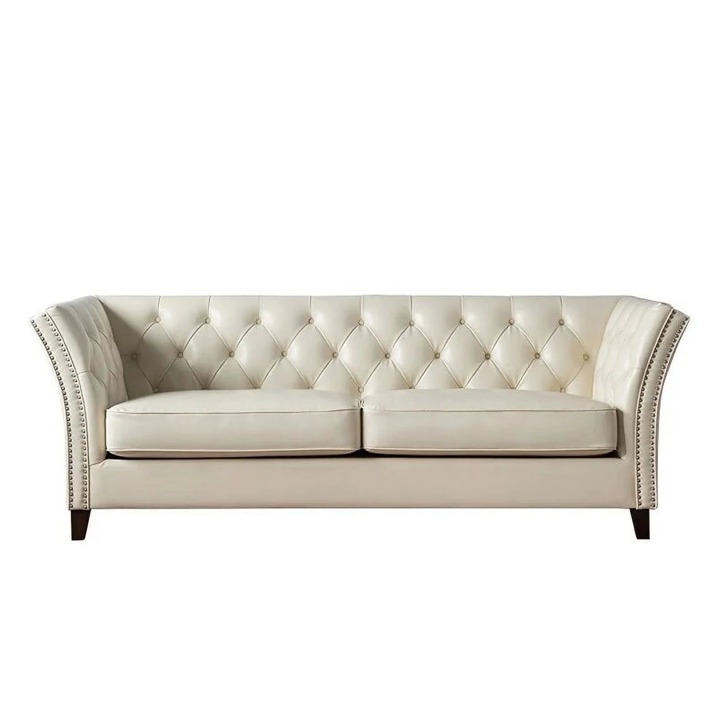 American Style Synthetic Leather 2 Seater Sofa Couch Living Room Furniture Luxury Chesterfield Sofas Set