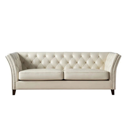 American Style Synthetic Leather 2 Seater Sofa Couch Living Room Furniture Luxury Chesterfield Sofas Set